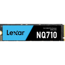 Ssd 500gb lexar pcie gen4x4 nvme m.2 nero [lnq710x500g-rnnng]