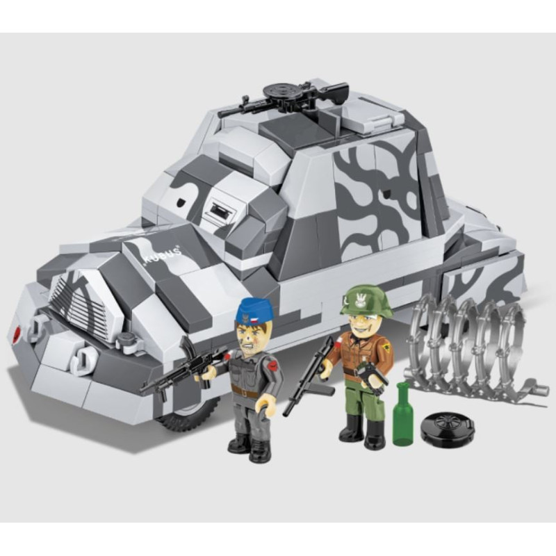 Gioco da costruzione cobi klocki 3114 carro armato kubus multicolore