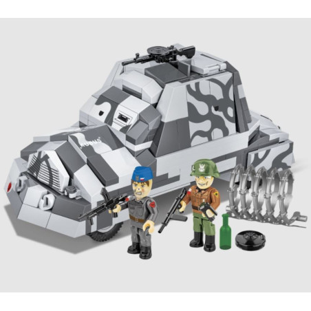 Gioco da costruzione cobi klocki 3114 carro armato kubus multicolore