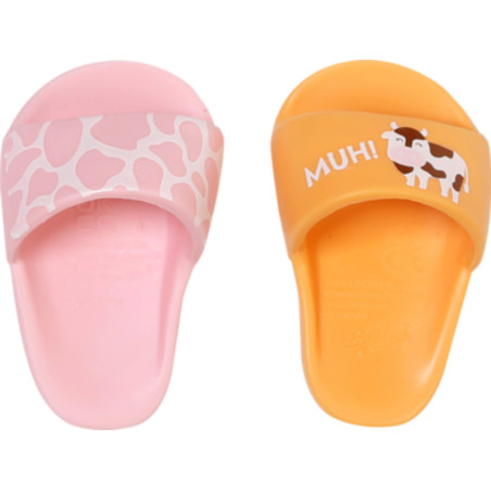 Scarpe per bambola zapf creation baby born slippers 43cm +3anni assortiti