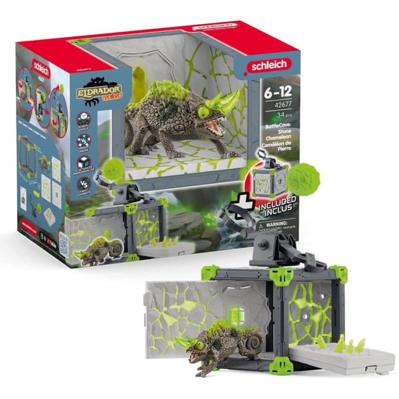 Schleich eldrador creatures battlecave steincham multicolore