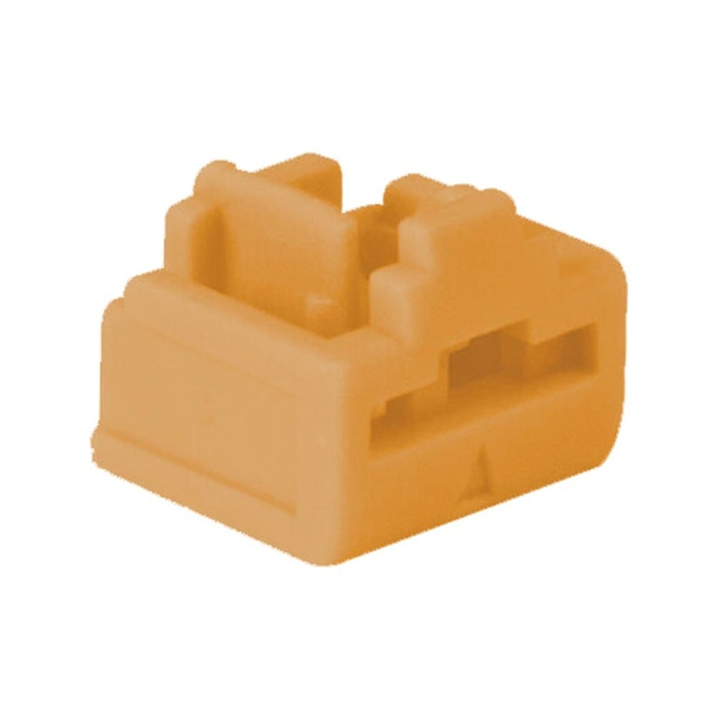 Blocco porta usb lindy rj45 senza chiave codice arancione 20-pezzi