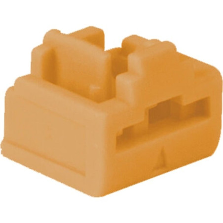 Blocco porta usb lindy rj45 senza chiave codice arancione 20-pezzi