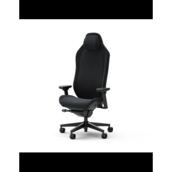 Sedia da gioco fractal design refine alcantara dark nero