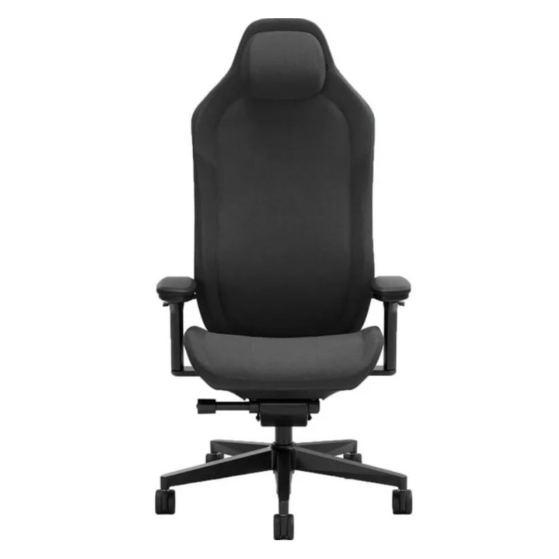 Sedia da gioco fractal design refine fabric dark nero