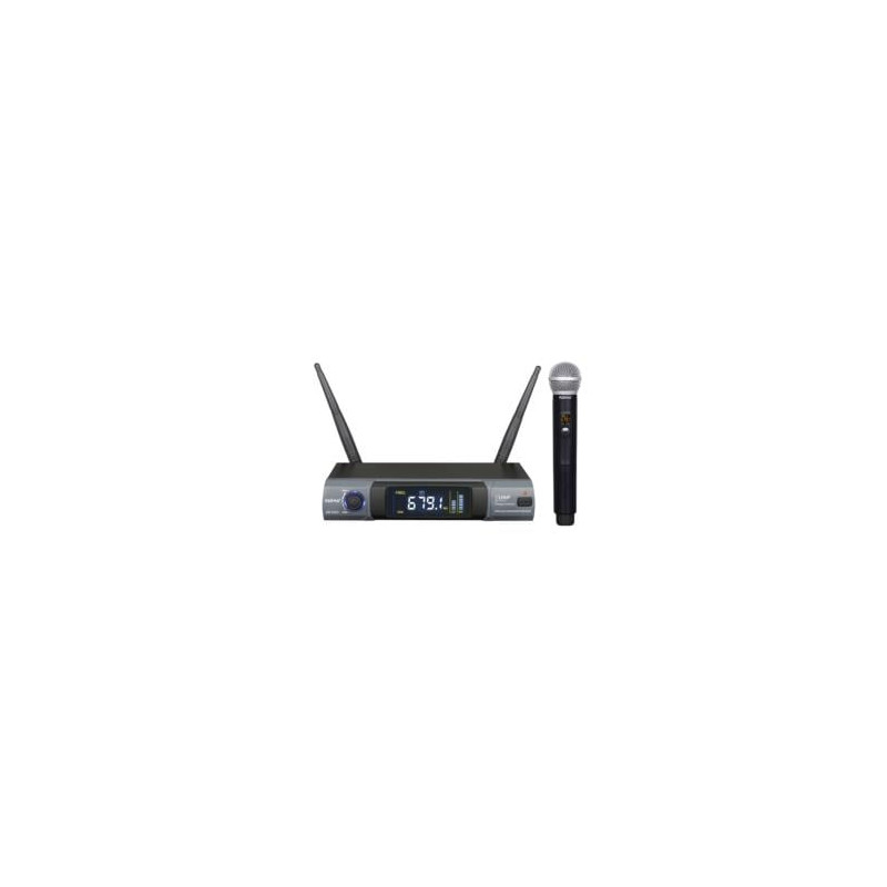 Microfono karma 8300 palmare uhf wireless nero