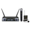 Microfono karma 8302pl palmare uhf wireless con auricolare nero