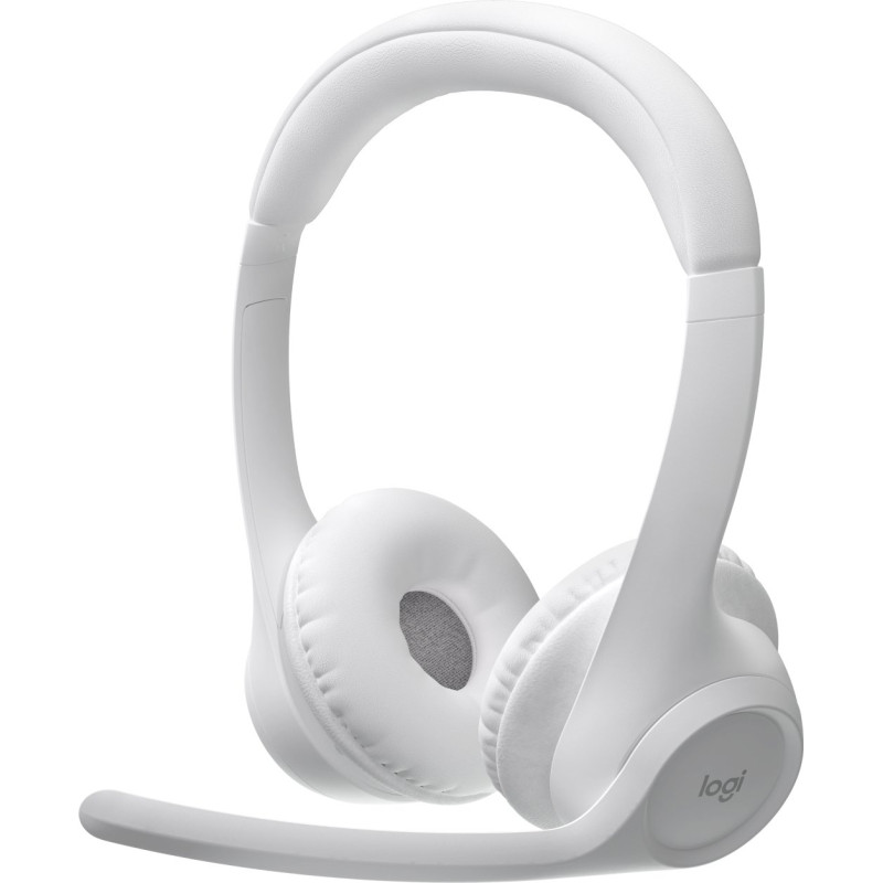 Cuffie logitech zone 300 wireless/bluetouth bianco