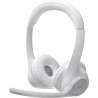 Cuffie logitech zone 300 wireless/bluetouth bianco