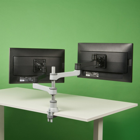 Supporto da scrivania r-go tools per 2 monitori 24''-32''