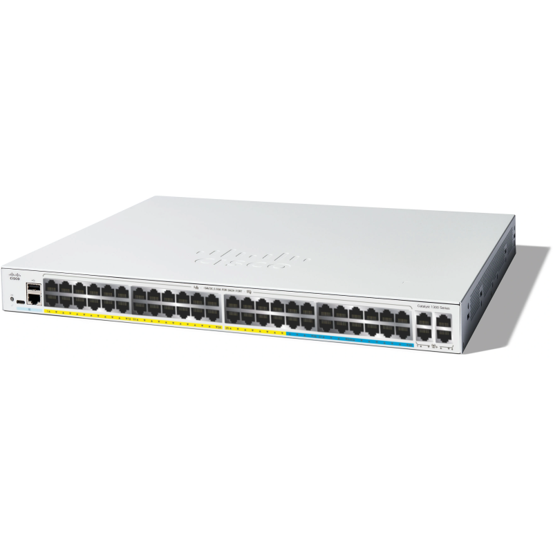 switch cisco catalyst c1300-48mgp-4x gestito l2/l3 32porte