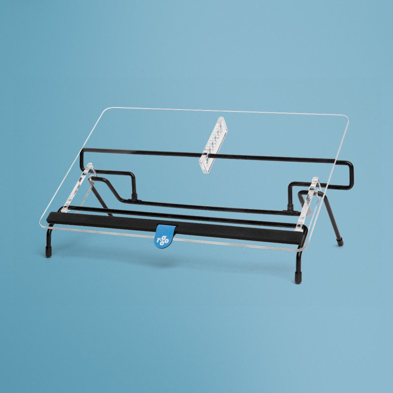 Porta documenti r-go tools flex read ergonomico poggiapolsi trasp