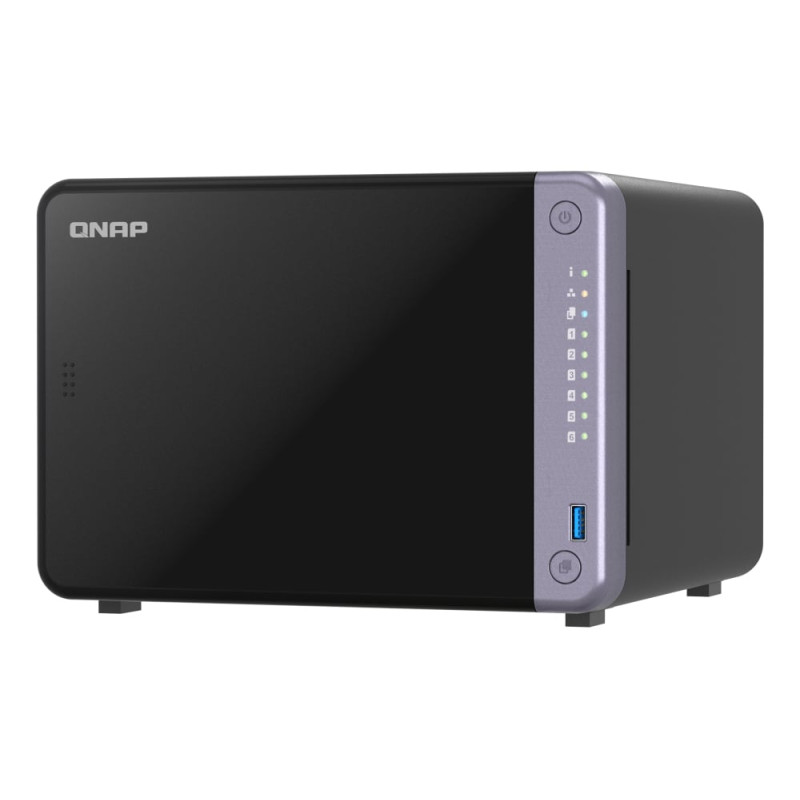 Nas 4gb qnap ts-632x-4g 2ghz nero [ts-632x-4g]