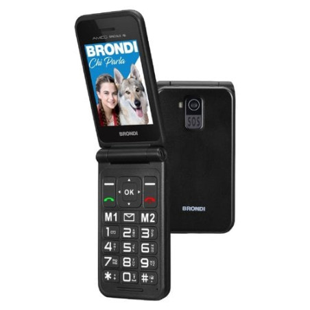 Cellulare brondi speciale 4g dual sim 2.8''/2mp/bluetooth