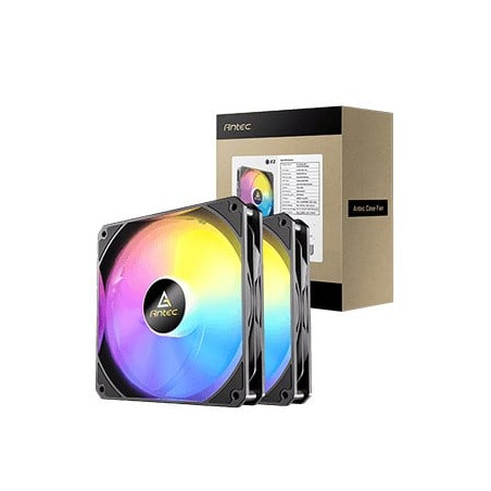 Ventola 140x140mm antec p14 argb 2x ventole nero [0-761345-40039-8]