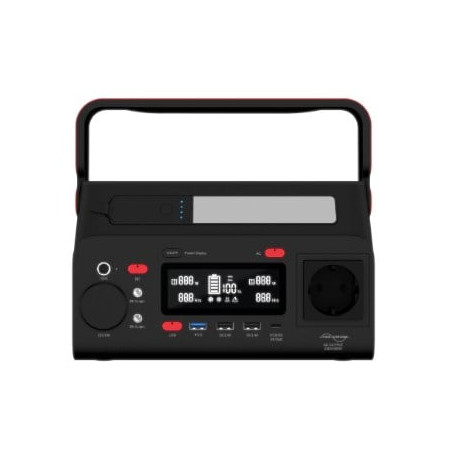 Stazione di alimentazione portatile energizer pps300w2 296wh nero/rosso