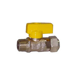 Rubinetto lineare metano-gpl 1/2"m x 1/2"f [enolgas