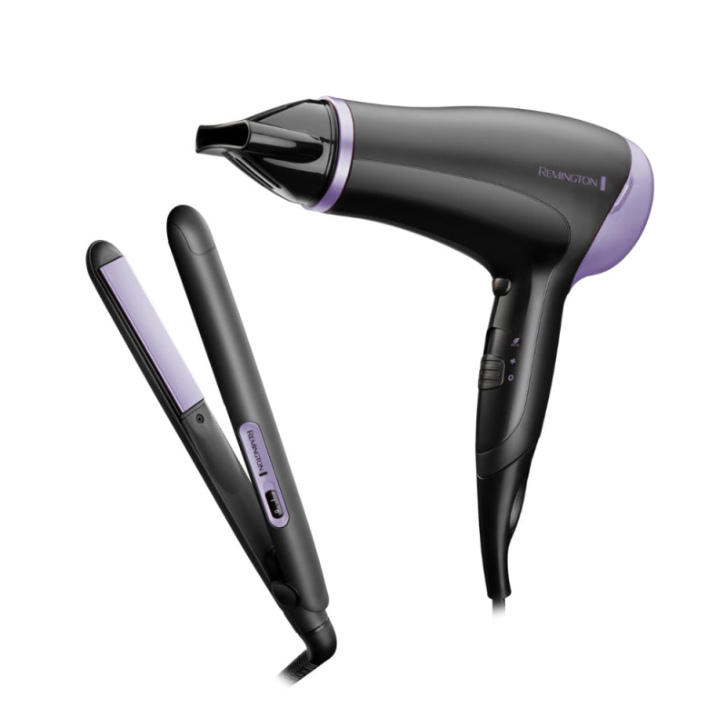 Remington d3016gp style essentials asciugacapelli + piastra per capelli
