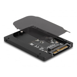 Box esterno ssd 2.5'' delock 63379 convertitore da u.2 sff-8639