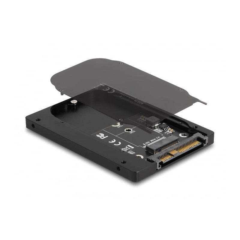 Box esterno ssd 2.5'' delock 63379 convertitore da u.2 sff-8639
