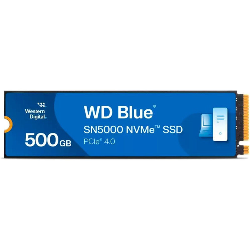 Ssd 500gb western digital nvme wd blue sn5000 pcie 4.0 x4 nvme m.2