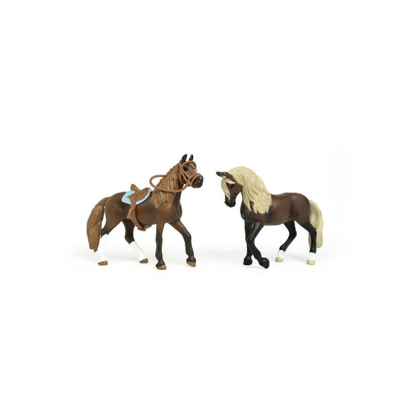 Set figure horse club paso peruano set iniziale 4pz marrone [42738]