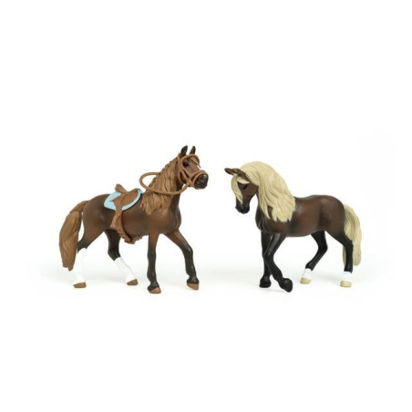 Set figure horse club paso peruano set iniziale 4pz marrone [42738]