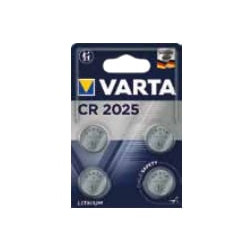 Pila varta 06025 101 404 a bottone monouso cr2025 litio 3v 160mah