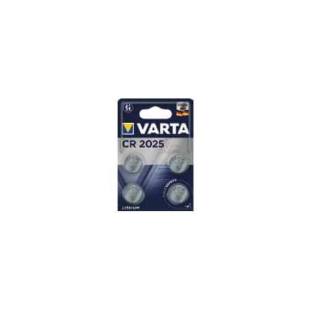 Pila varta 06025 101 404 a bottone monouso cr2025 litio 3v 160mah