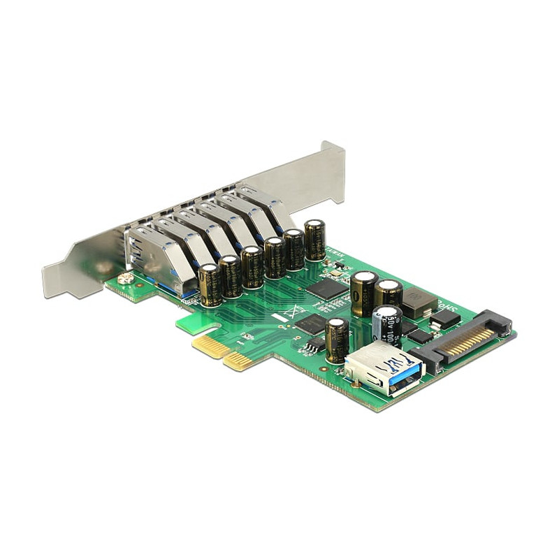Scheda pci usb delock 89377 pci express 1xscheda per 6x esterne +