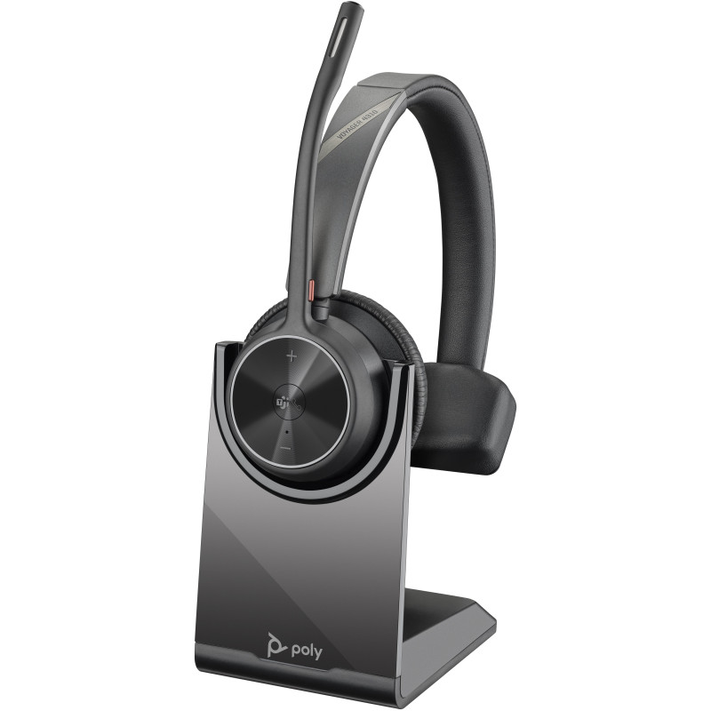 Cuffie plantronics poly voyager 4310-m uc wireless mono con microfono