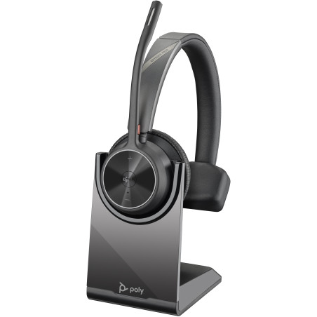 Cuffie plantronics poly voyager 4310-m uc wireless mono con microfono