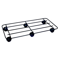 Base rettangolare spostavaso con ruote 75x33 buzzi [metallurgica]
