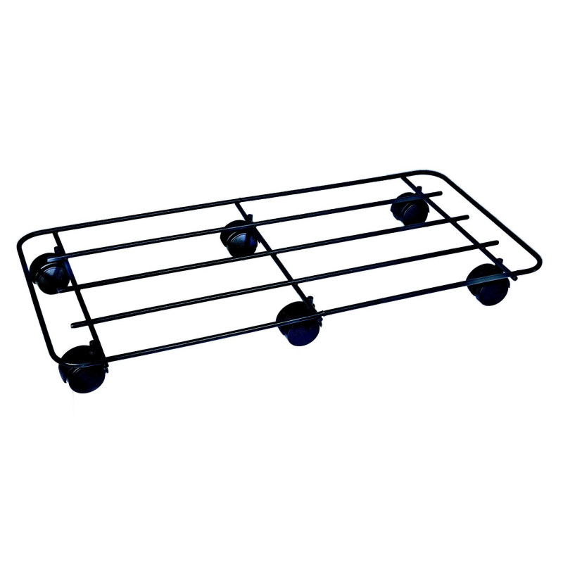 Base rettangolare spostavaso con ruote 75x33 buzzi [metallurgica]