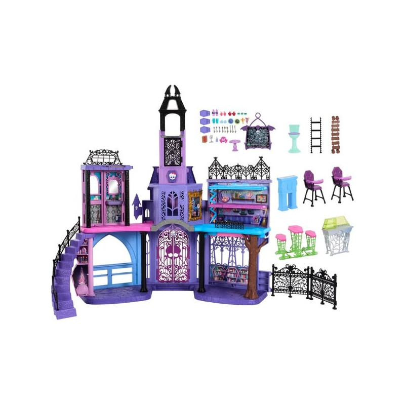 Set da gioco mattel monster high haunted high school spielset multicolore