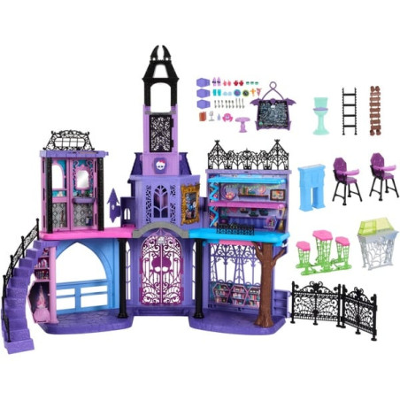 Set da gioco mattel monster high haunted high school spielset multicolore