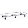 Base rettangolare spostavaso con ruote 94x37 buzzi [metallurgica]