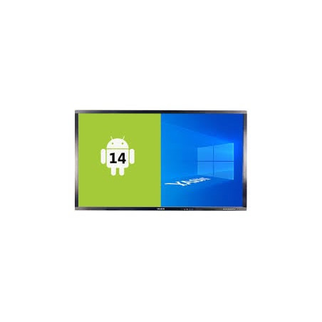 Schermo interattivo yashi 65" 4k 4/32 a14 nero [ly6518]