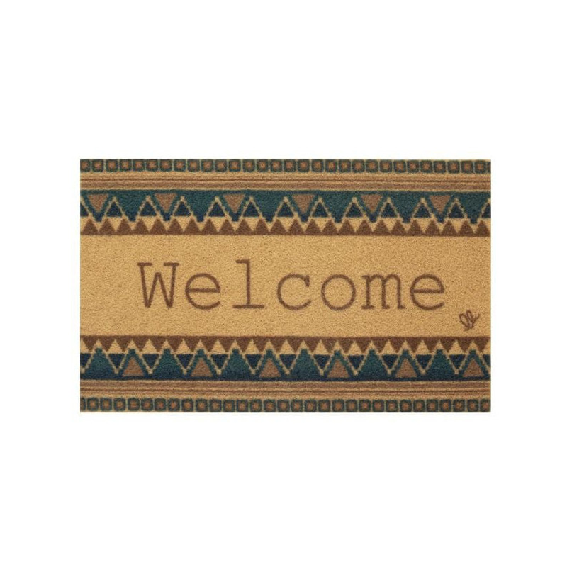 Zerbino olivo tappeti eco-cocco 40x65cm multicolore [zecfre040x065]