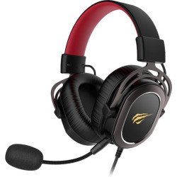 Cuffia da gioco havit minijack con archetto cablato 3.5mm con microfono