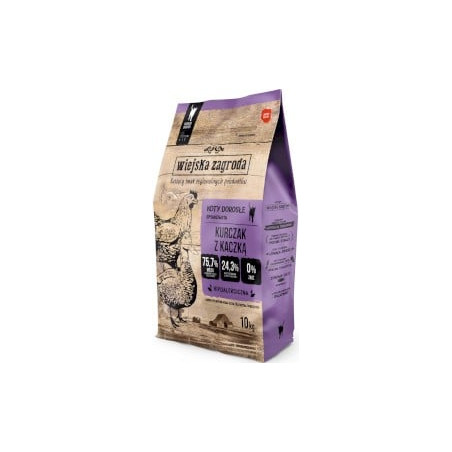 Mangime wiejska zagroda country farm cibo secco per gattini pollo