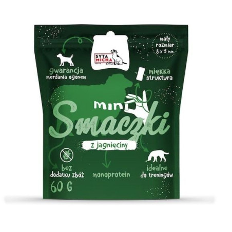 Mini snack per cani syta micha agnello dolcetti 60g