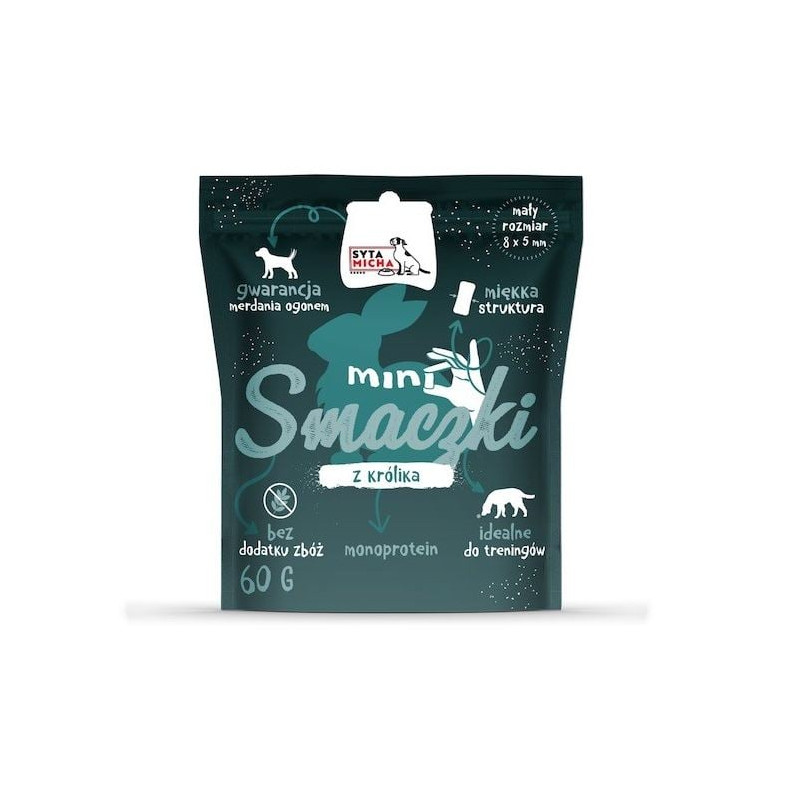 Mini snack per cani syta micha coniglio 60g