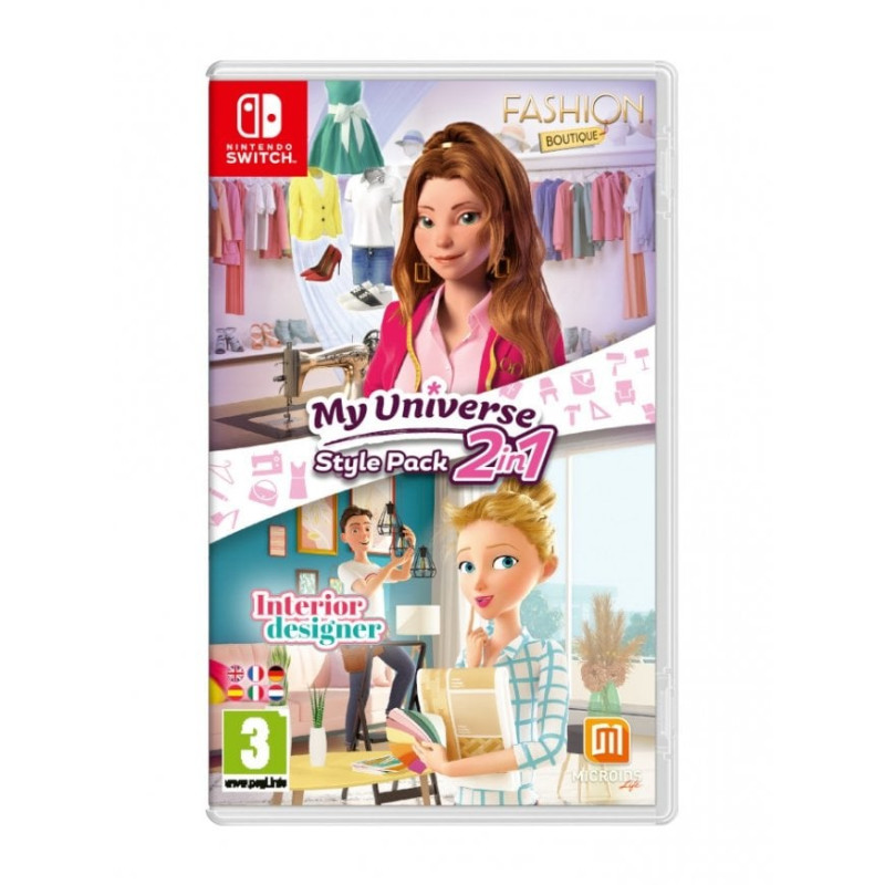 Videogioco nitendo switch-my universe: style pack