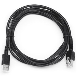 Cavo di trasferimento dati zebra ds55 usb da 7 piedi nero [cbl-u10755-01]