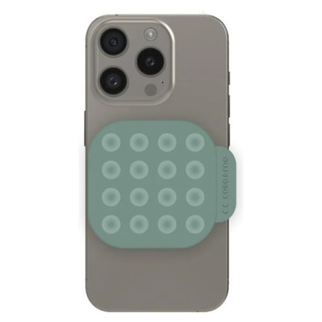 Supporto a ventosa sbs cmsilsuction2 per smartphone verde [cmsilsuction2]