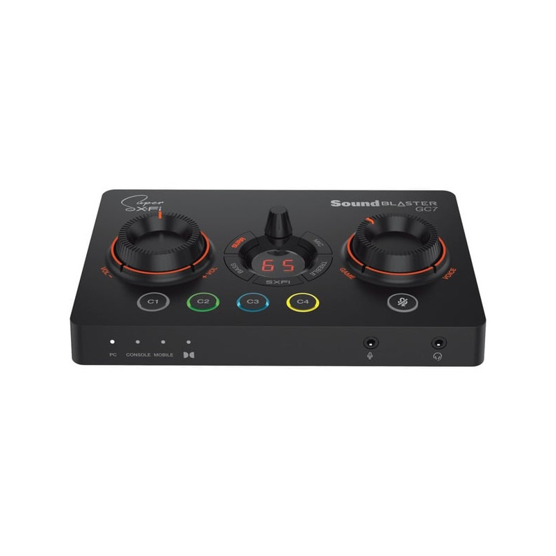 Scheda audio esterna creative sound blaster gc7 dac usb e amplificatore