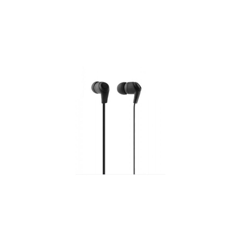 Auricolari link 3.5mm con microfono nero [lk11n]