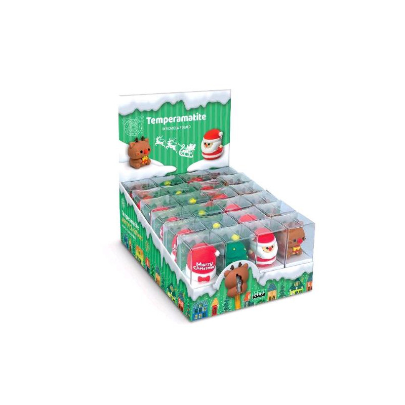 Temperamatite lebez esp24 merry christmas 1 foro soggetti multicolore