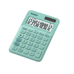 Calcolatrice da tavolo casio ms-20uc display 12 cifre verde [ms-20uc-gn-w-ec]
